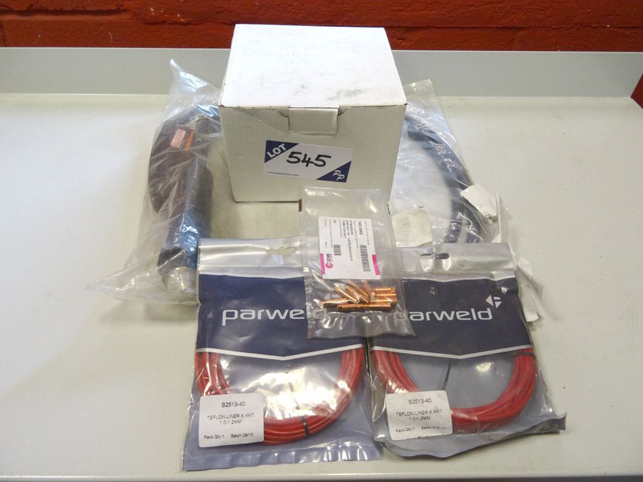 Welding spares inc: Roebuck regulator, Murex mig t...