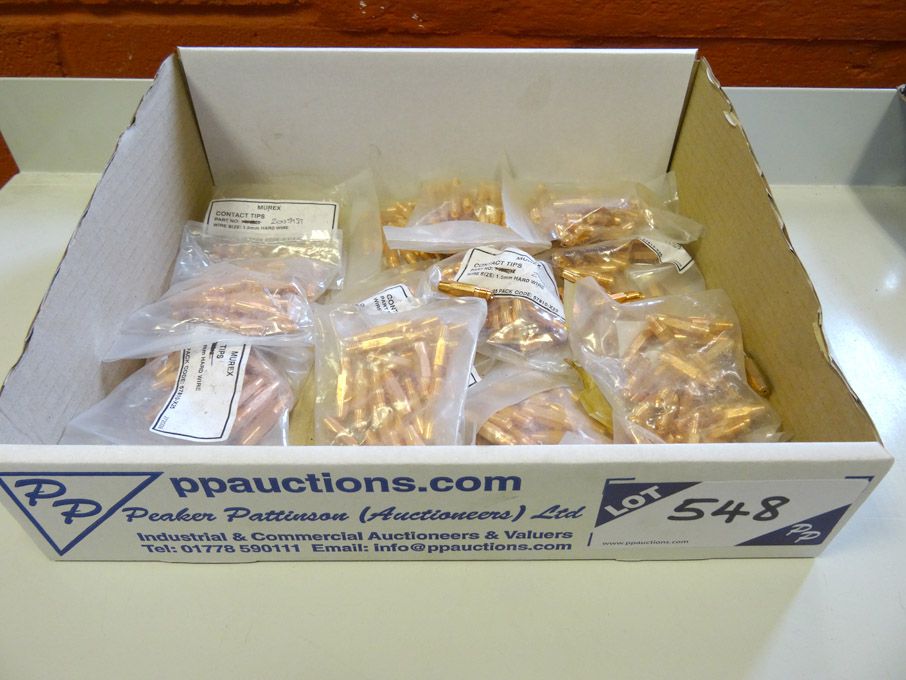 Qty Murex 1mm hard wire contact tips - (packaged &...