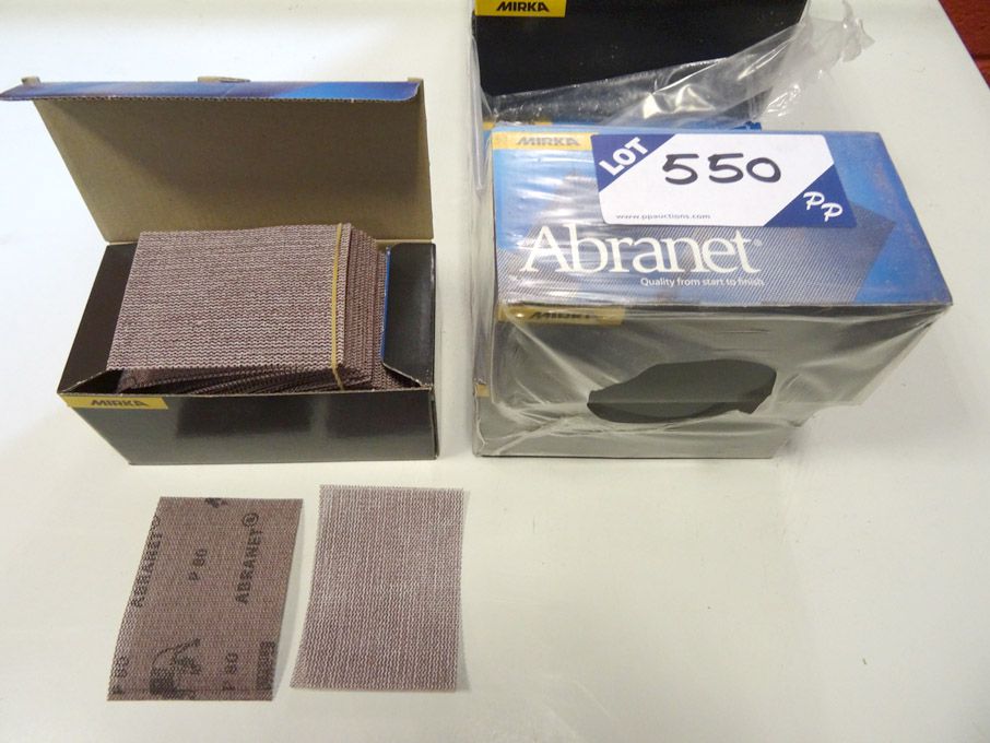 10 boxes (50per box) Mikra Abranet P80 deburring p...