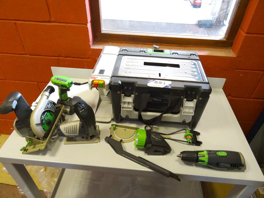 Power 8 WS3 18v Workshop Station inc: JS02 jigsaw,...
