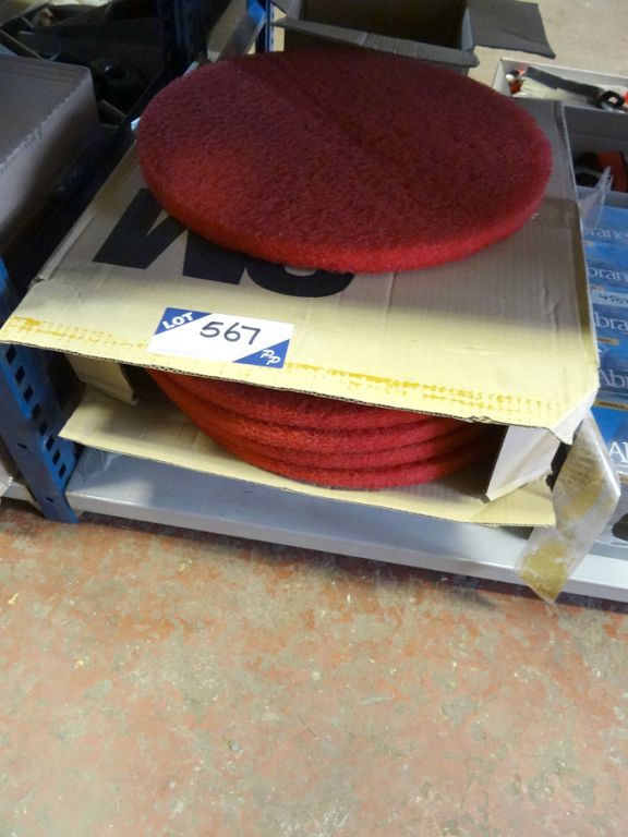 2 boxes (5 per box) 3M Scotch Brite 406mm floor cl...