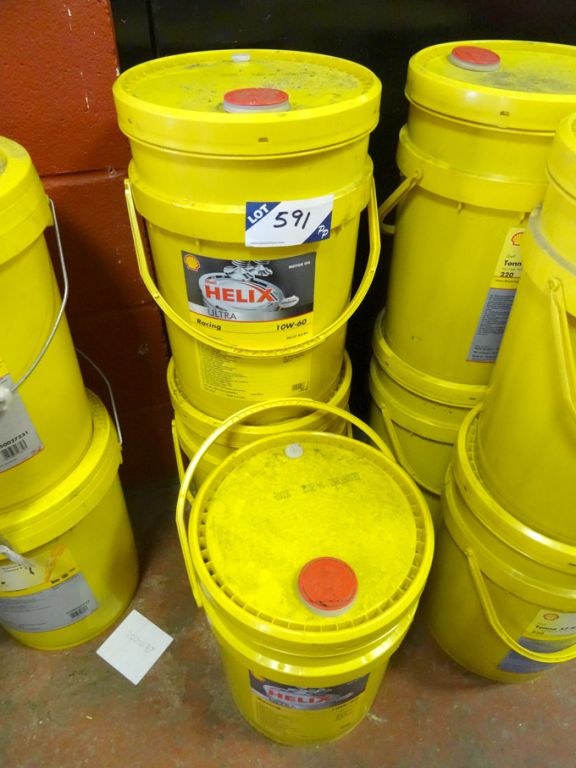 3x 20ltr drums Shell Helix 10W/60 racing car motor...