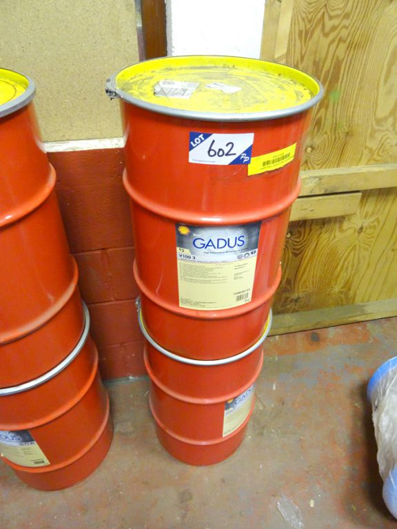 2x 50kg drums Shell Gadus S2 V1002 high performanc...
