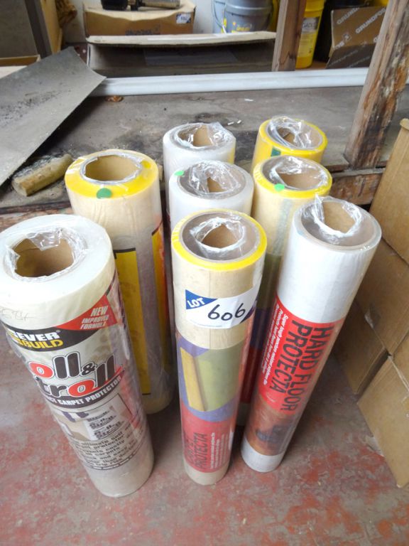 Qty various Prodec, Everbuild etc hard floor / car...