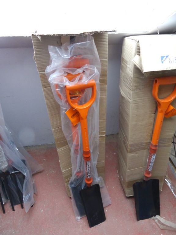 5x Contractor insulted cable laying shovels - (pac...