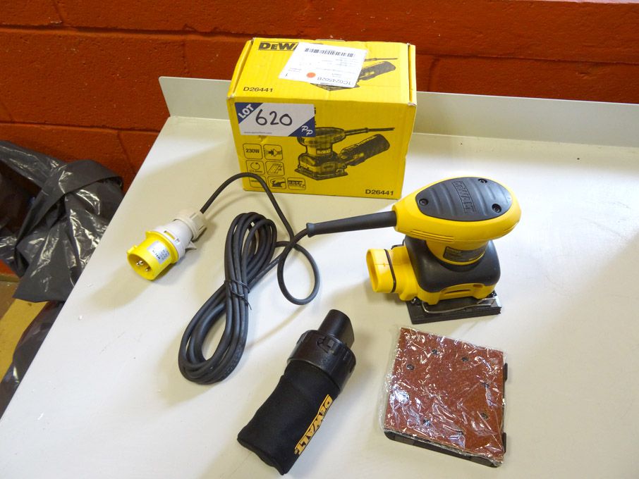 Dewalt D26441 palm grip sander, 110v, 14000rpm, 23...