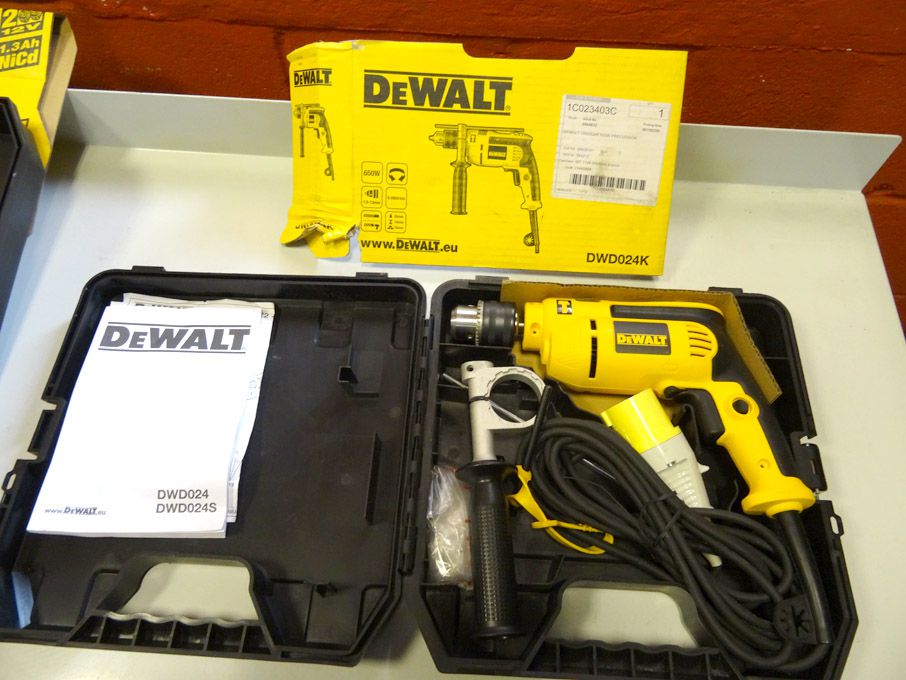 Dewalt DWD024K variable speed percussion drill, 11...