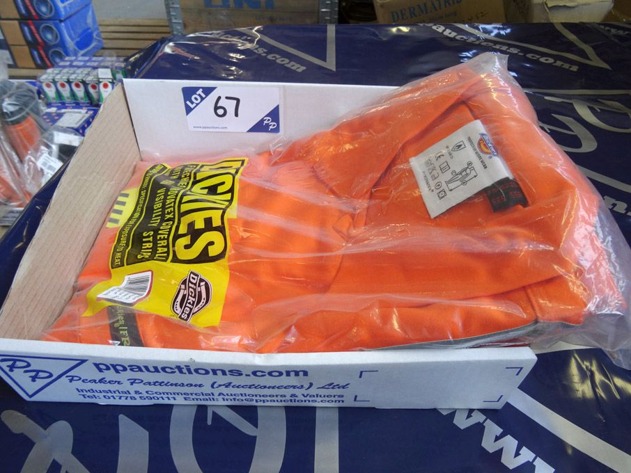 Dickies Fire Chief 48" tall orange pyrovatex cover...