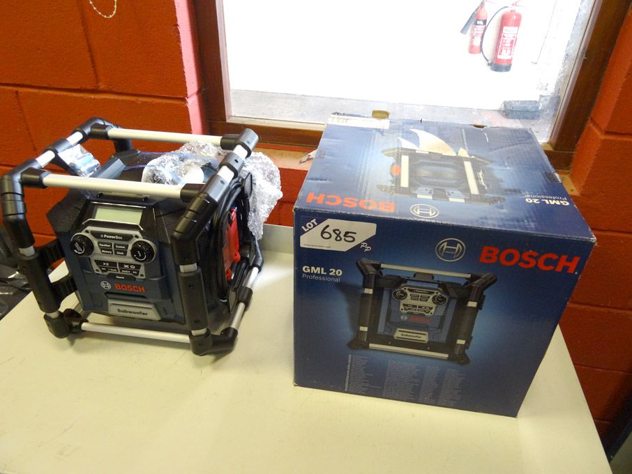 Bosch GML20 Professional construction site radio /...