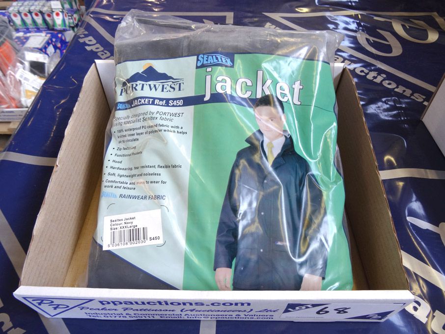 Portwest Sealex XXXL navy waterproof jacket - (pa...