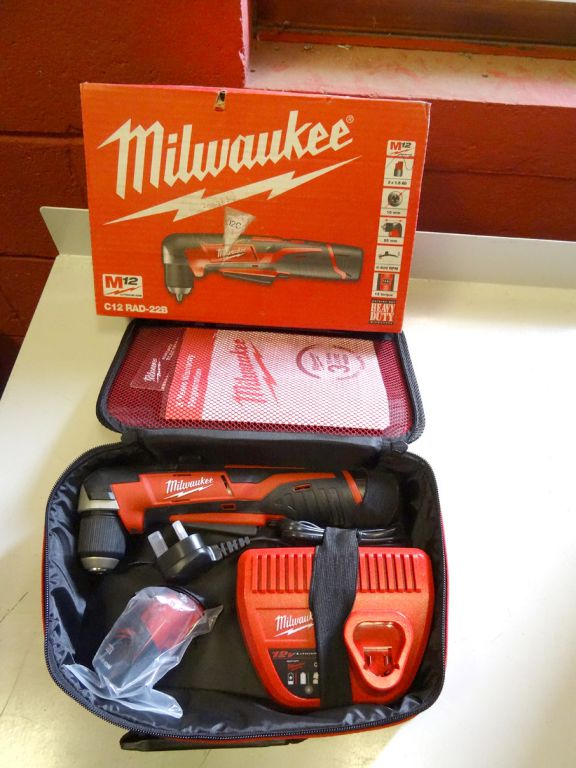Milwaukee C12RAO/22B heavy duty right angle cordle...