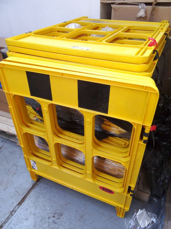 10 sets JSP roadside safety barriers 'WORKGATE', 1...