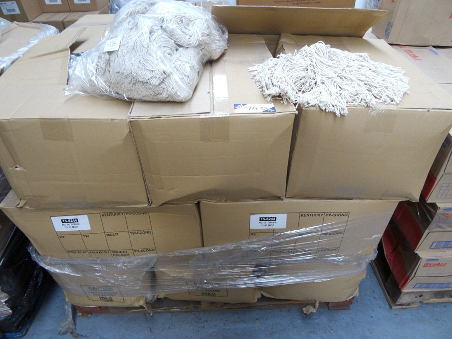 15 boxes (50 per box) No.16 twine clip mops on pal...