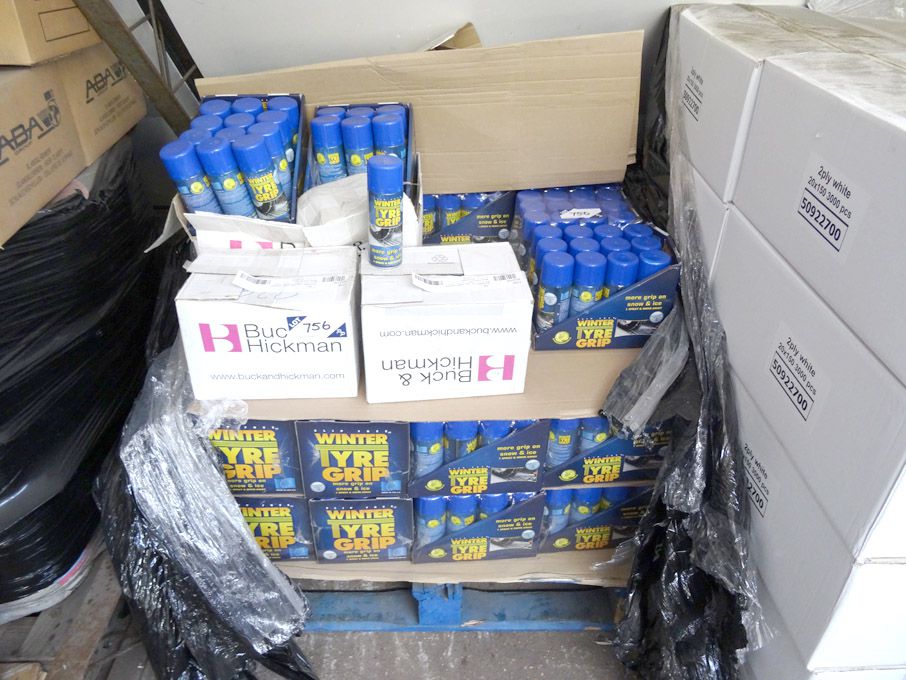 58 boxes (12 per box) winter tyre grip aerosol can...