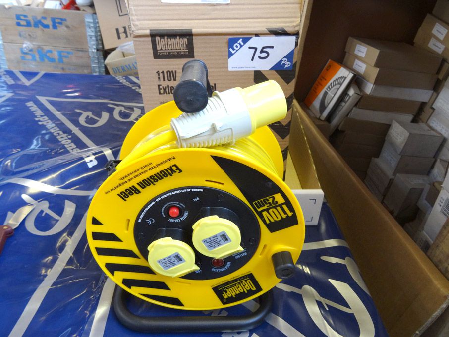 Defender 25m extension reel, 110v, 16A - (package...