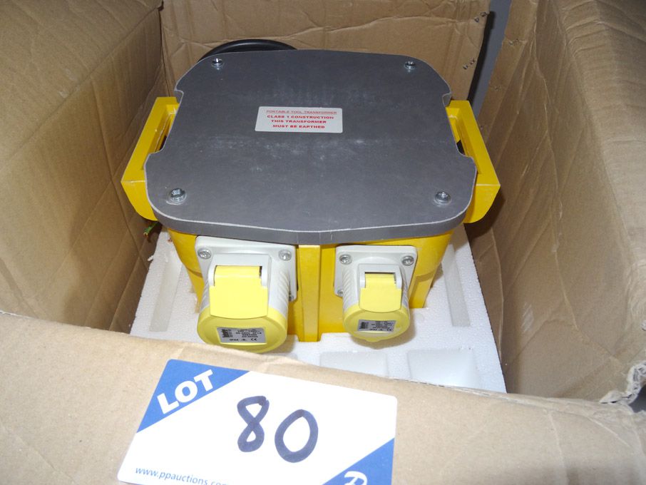 Defender 110v transformer, 1x 32A & 2x 16A outlets...