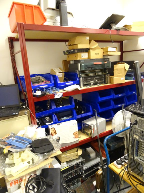 1 bay light duty storage racking, multishelf, 1850...