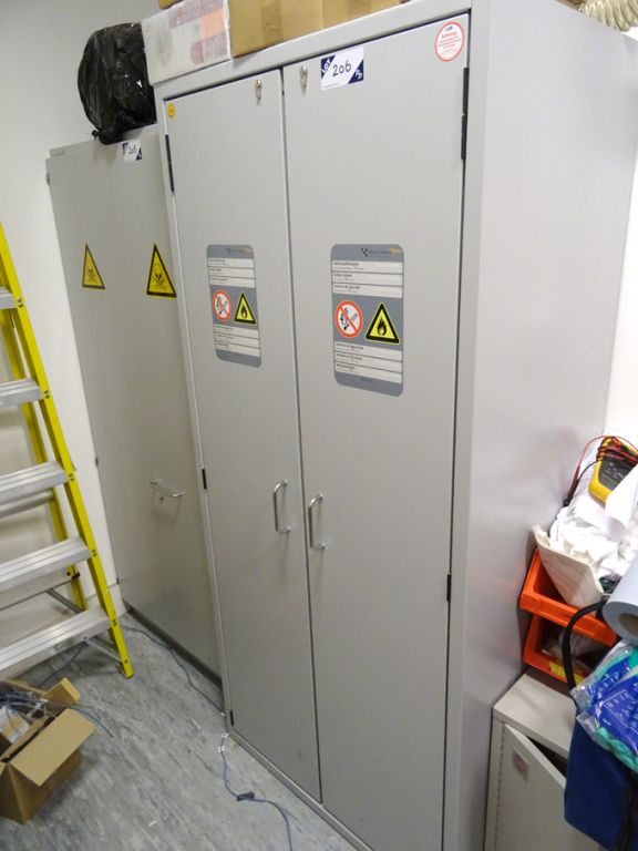 Kotterman vented flammable twin door storage cabin...