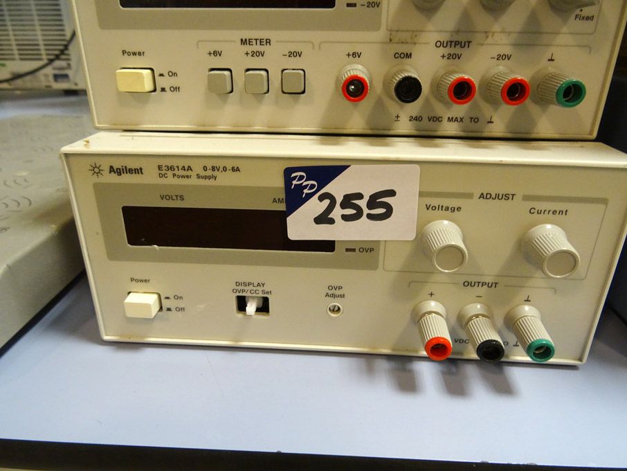 Agilent E3614A DC power supply, 0-8v, 0.6A