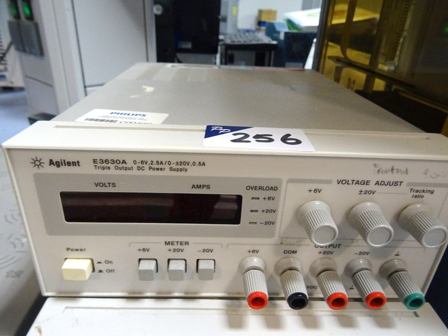 Agilent E3630A triple output DC power supply, 0-6v...