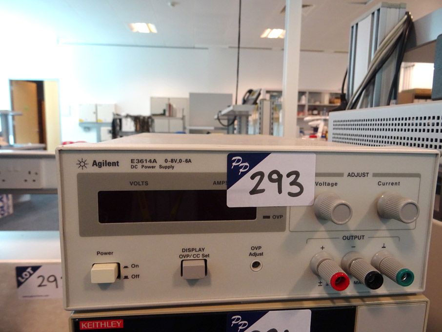 Agilent E3614A DC power supply, 0-8v, 0.6A