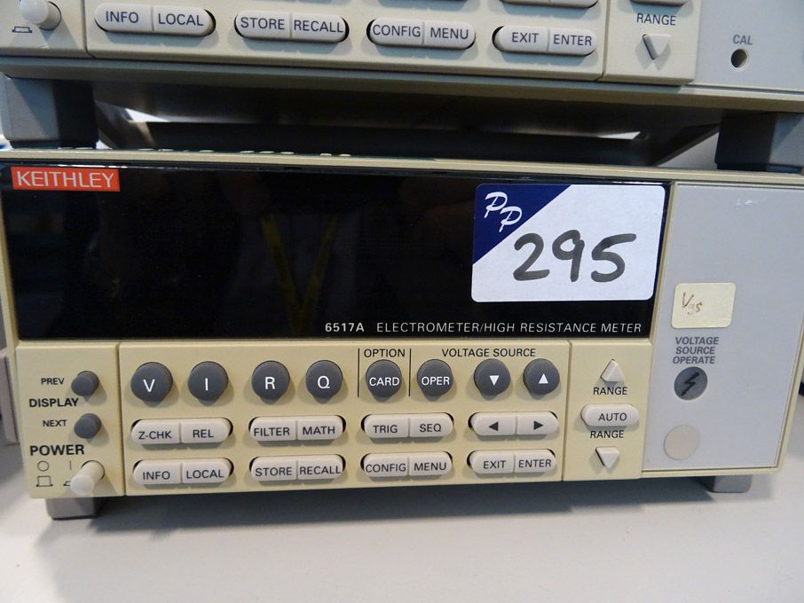 Keithley 6517A electrometer / high resistance syst...
