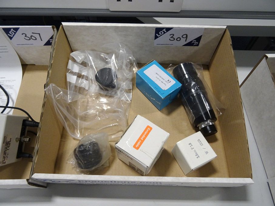 Qty various Pentax, Philips etc lenses
