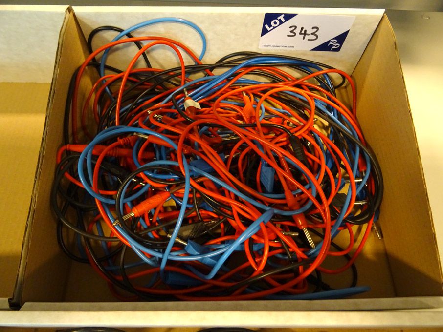 Qty various Deltron etc connector, leads etc