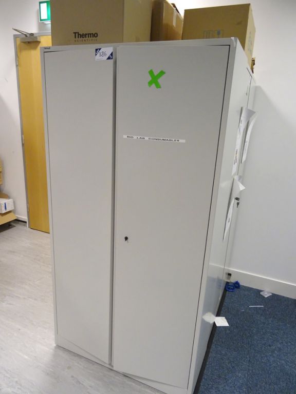 Ahrend 2 door multishelf storage cupboard, 1000x45...