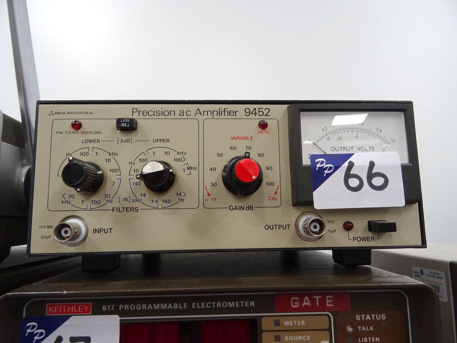 EG + G BrookDeal 9452 precision ac amplifier