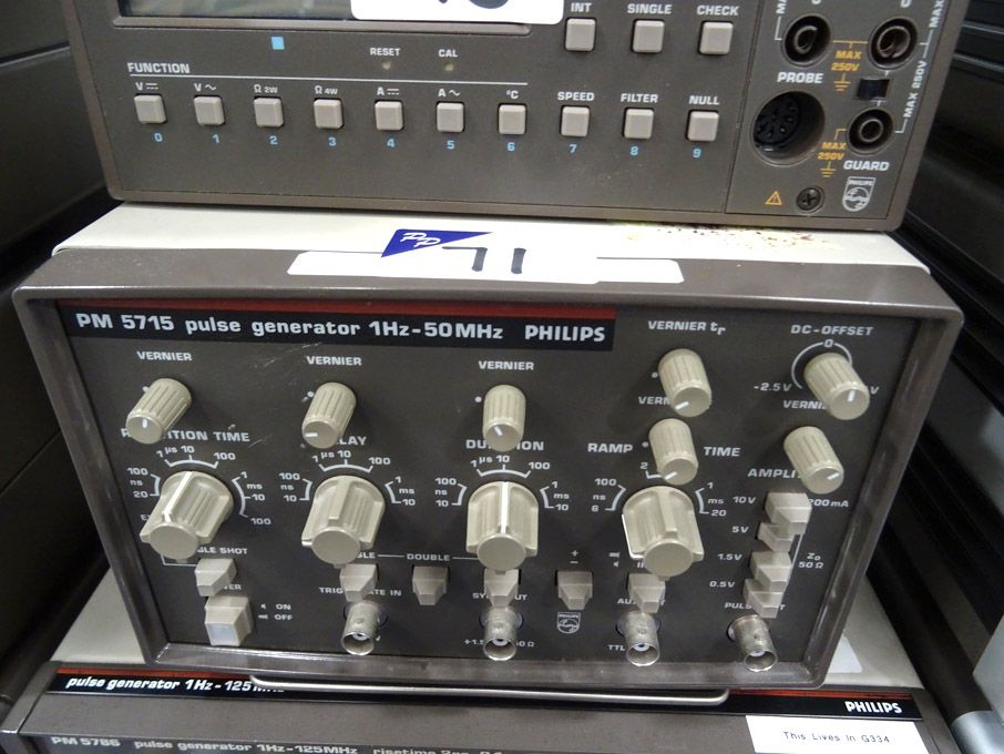 Philips PM5715 pulse generator, 1Hz - 50MHz