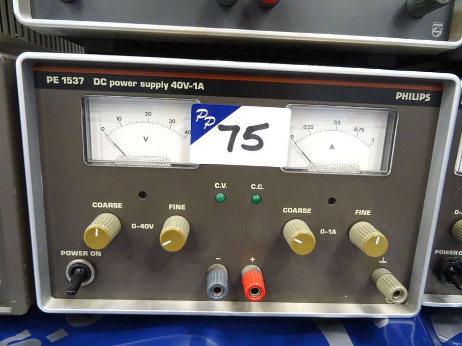 Philips PE1537 DC power supply, 40v / 1A
