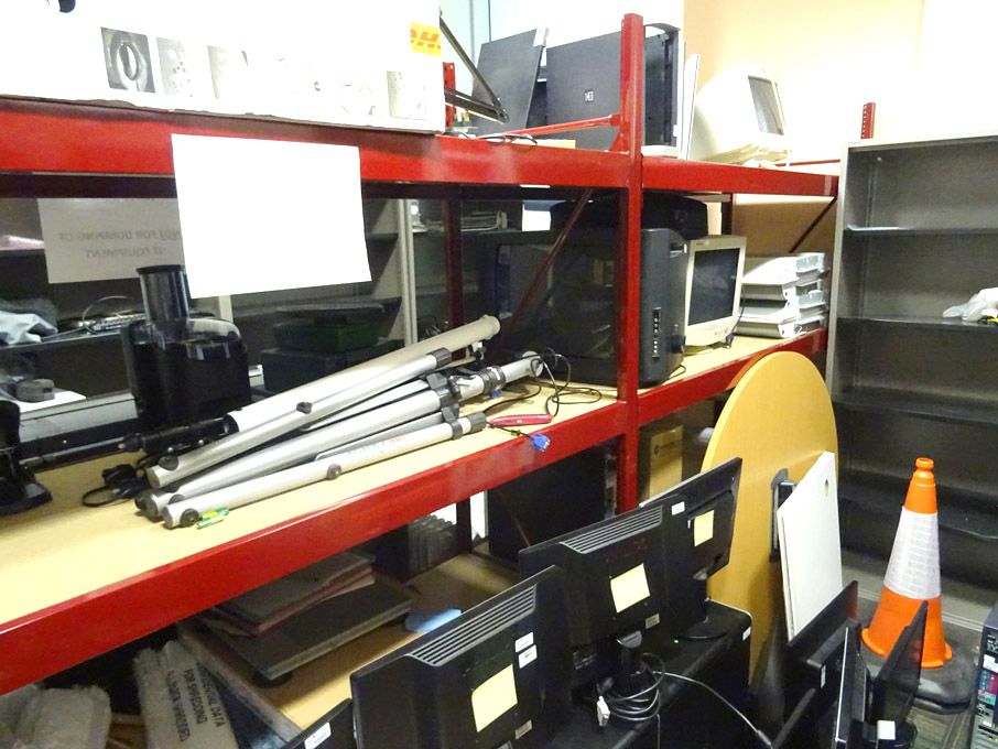2 bays light duty storage racking, multishelf, 185...