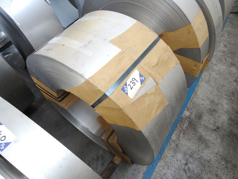 2x King steel coils, 179.38mm wide x 0.38mm thick