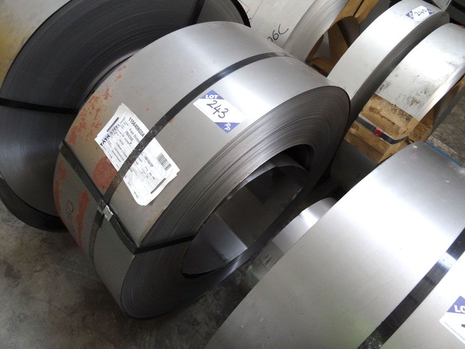 Tata steel coil, 313mm wide x 1119m long x 0.38mm...