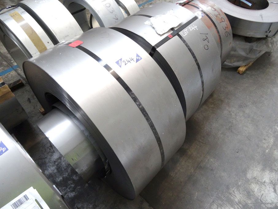 2x Tata steel coils, 345mm wide x 845m long x 0.33...