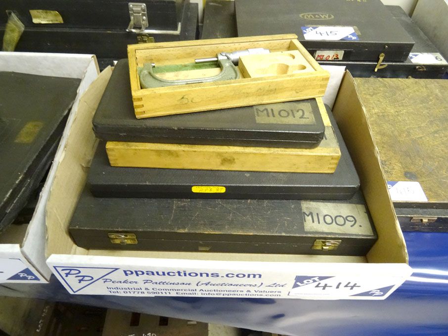 Qty VIS etc micrometers to 150-175mm