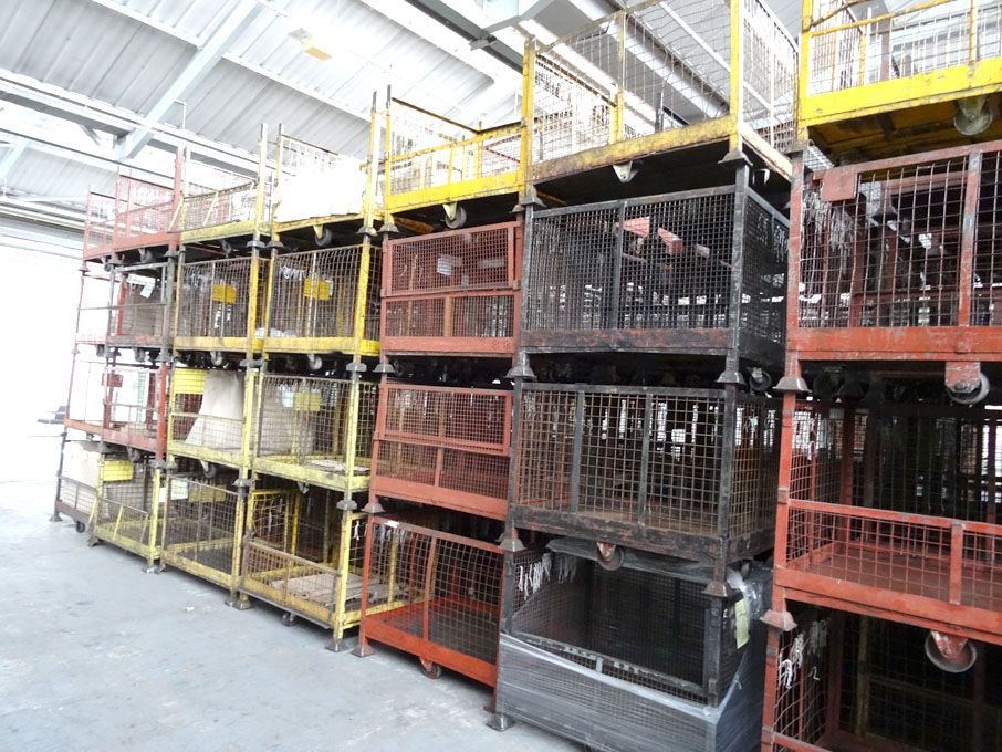 10x wire mesh stackable stillages, 1200x900x800mm...