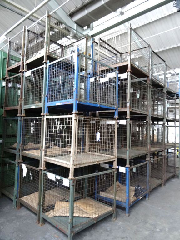 20x wire mesh forkable stillages, 1150x850x800mm a...