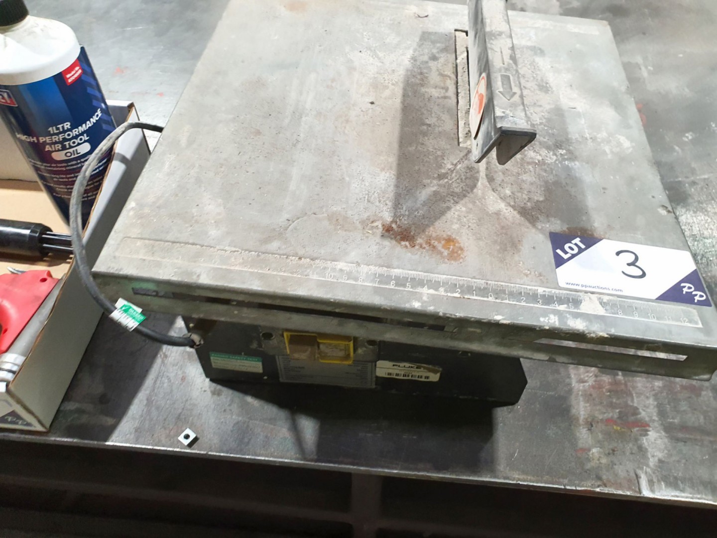 Performance FMTC550TC tile saw, 240v, 380x400mm ta...