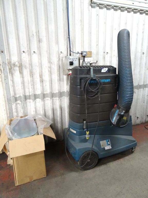Nederman mobile fume extractor, 110v, 0.75kW with...