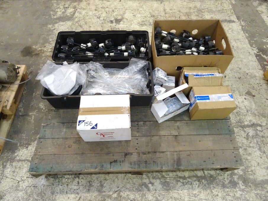 Qty various generator spares, fuel gauge bayonets,...