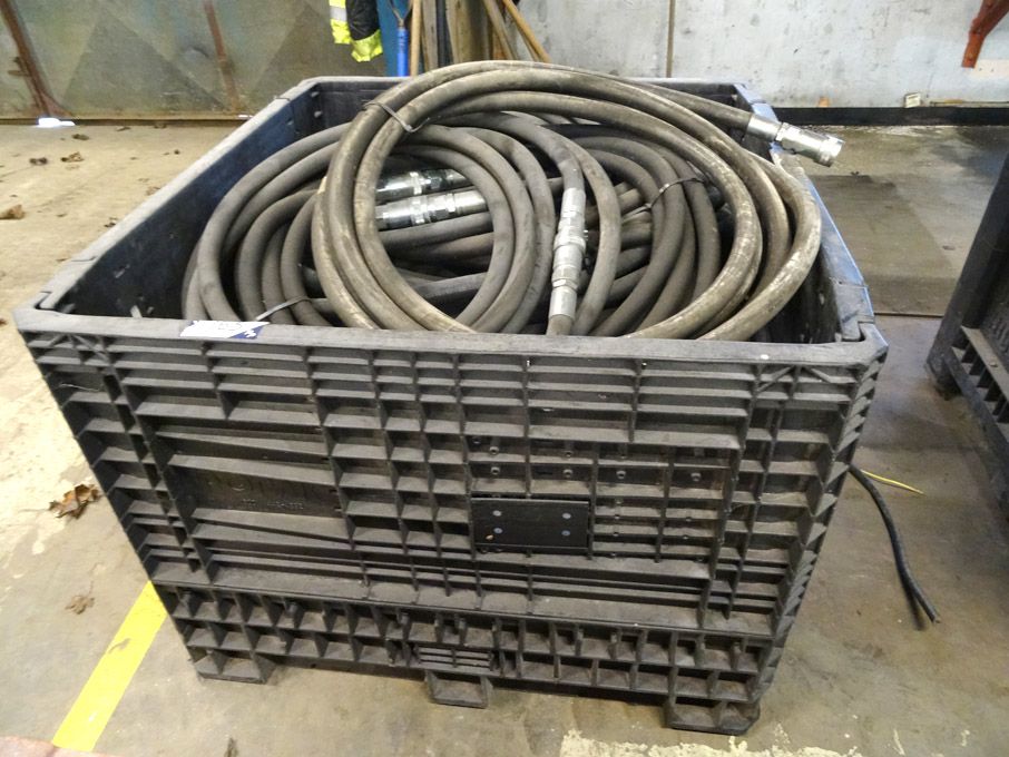 Qty various fuel hoses, 1" ID, 6x15m approx in pla...