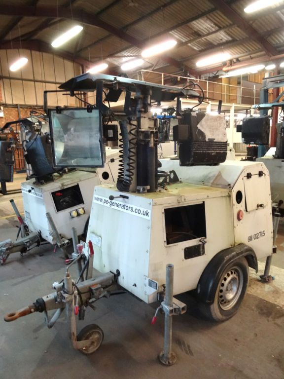 Sandhurst TL90 towable mobile diesel powered light...