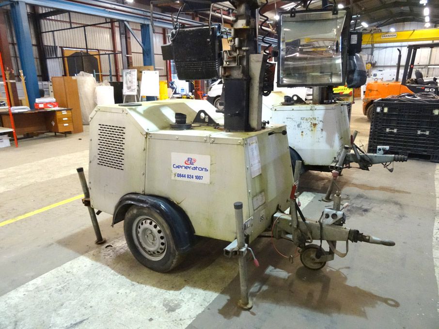 Sandhurst TL90 towable mobile diesel powered light...