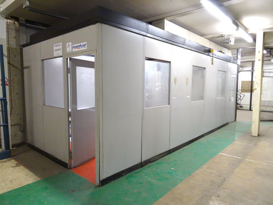 Partitioned office, 7m x 2.9m approx, modular buil...