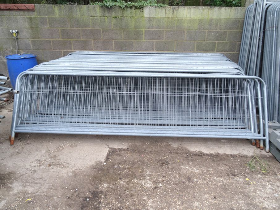 20x Heras fence panels, 3400mm x 1000mm approx