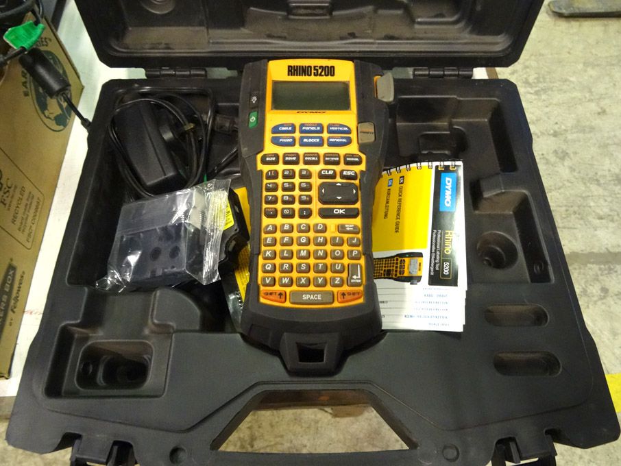 Rhino 2500 Dymo label printer, hand held, built in...