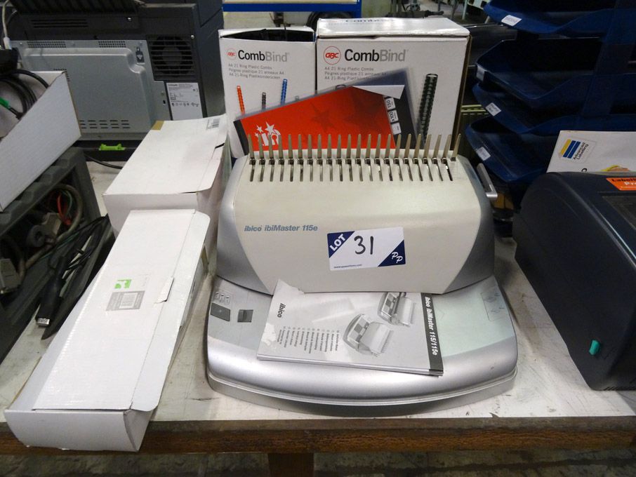Ibico ibi Master 115e electric binding machine wit...