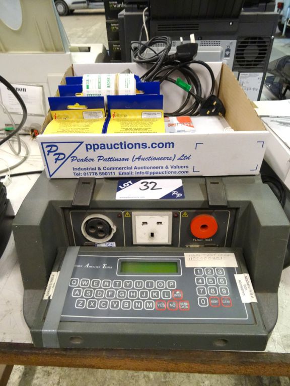 Seaward Pat 2000 Pat tester including equipment